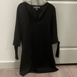 DONNA RICCO - women’s black mid sleeve dress, size 2, in perfect condition